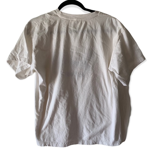 5/$20 Vintage tourist Jamaica tee shirt top shortsleeve M white and black - Picture 2 of 8